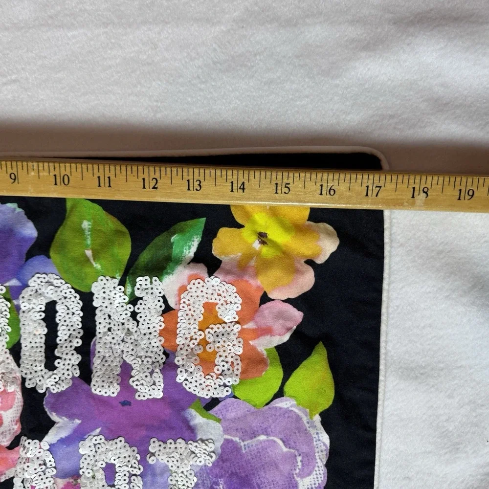 Pottery Barn MayBaby Pillow Case Cover Strong Smart Brave‎ Sequin Meg Deangelis